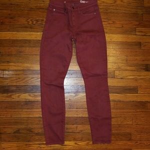 Gap 1969 - 28regular Cranberry Skinny Jeans😍